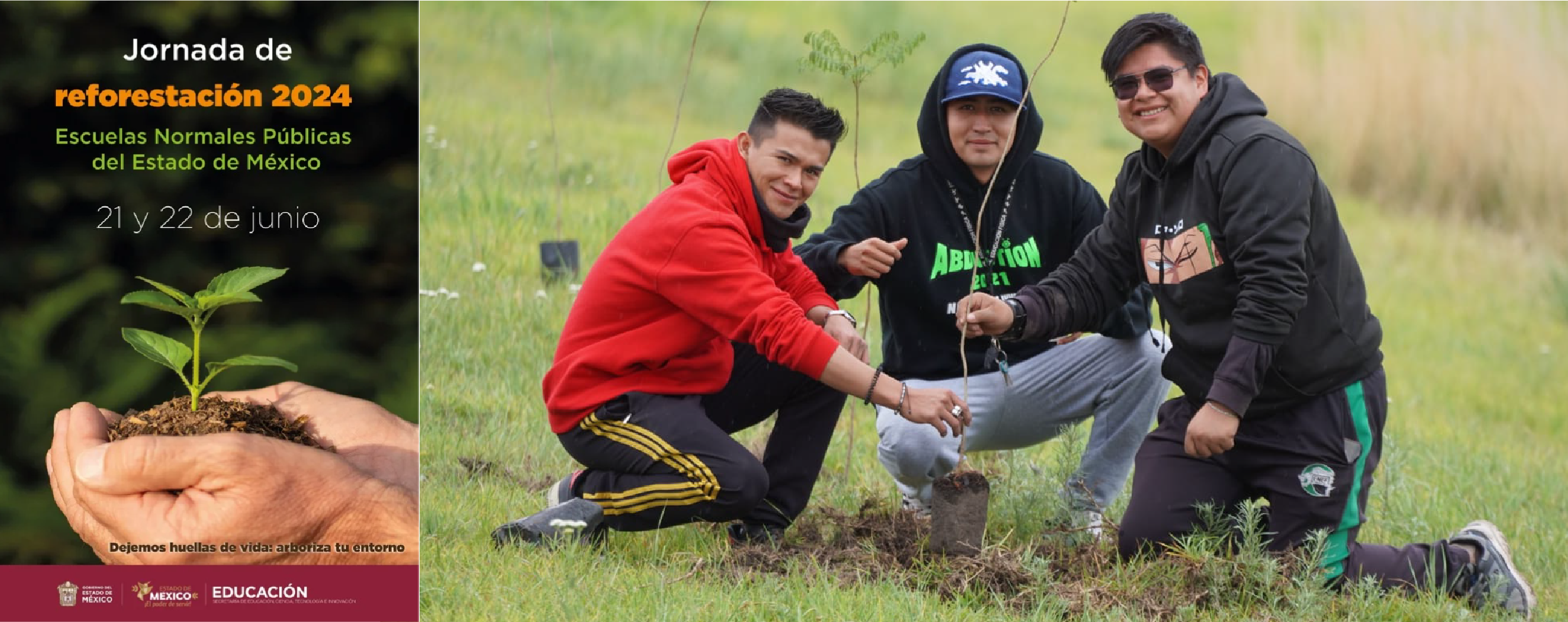 Reforestación 2024 Escuelas Normales Públicas del Estado de México